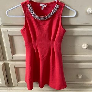 Girls coral dress size 7/8
